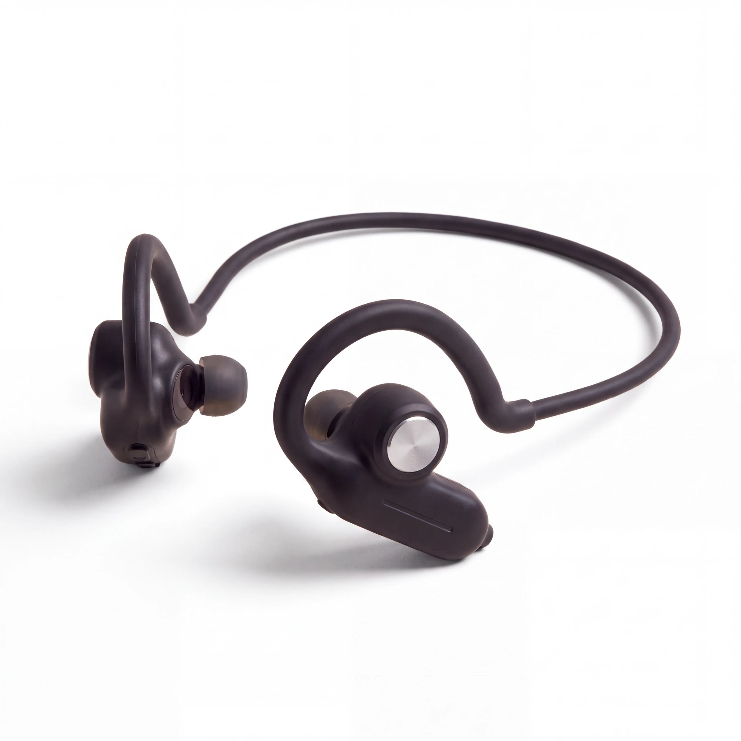 Black RallyLens camera headphones studio photograph
